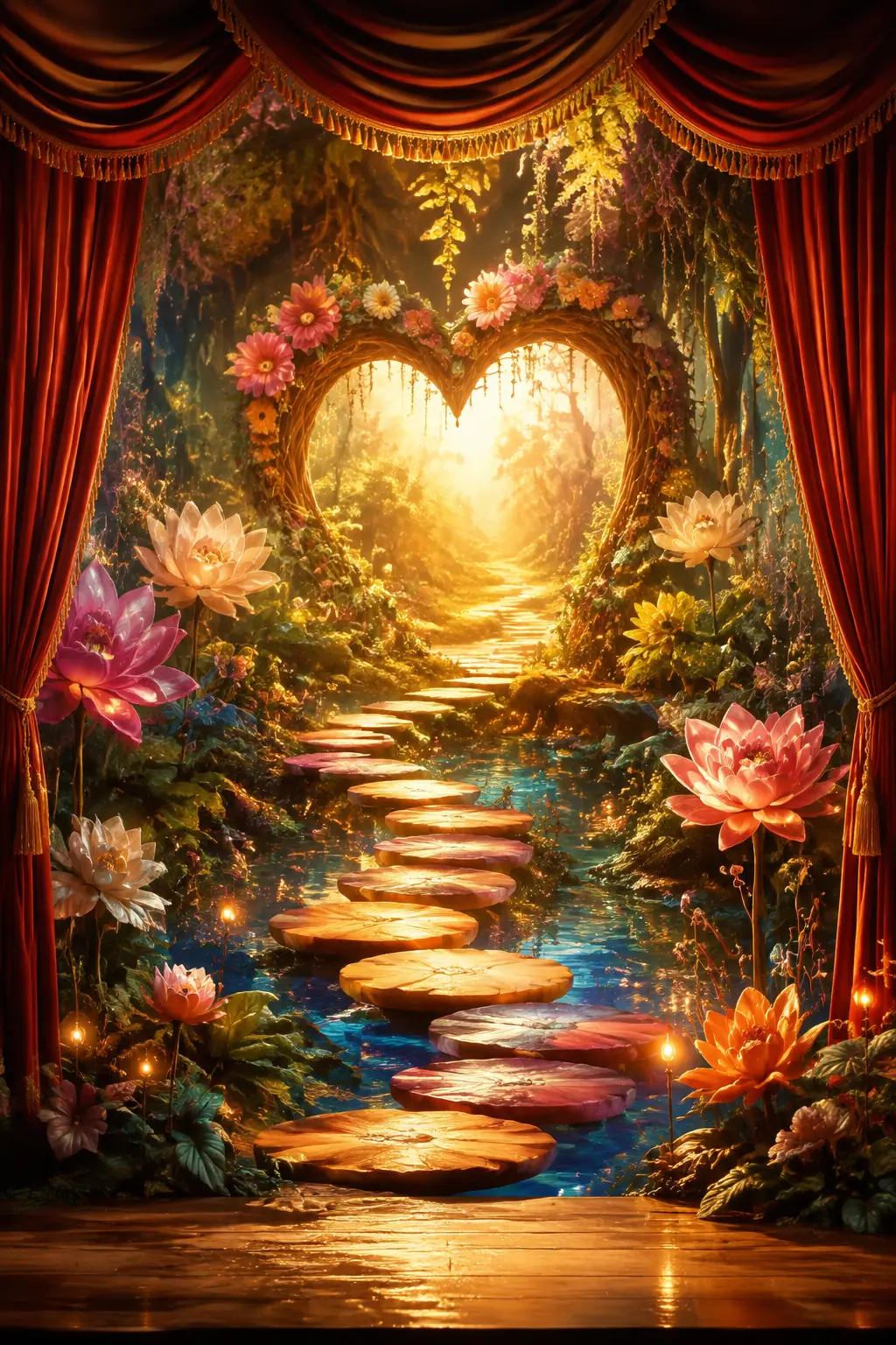 Poster minh hoạ vở Cuộc phiêu lưu vào vương quốc tâm hồn