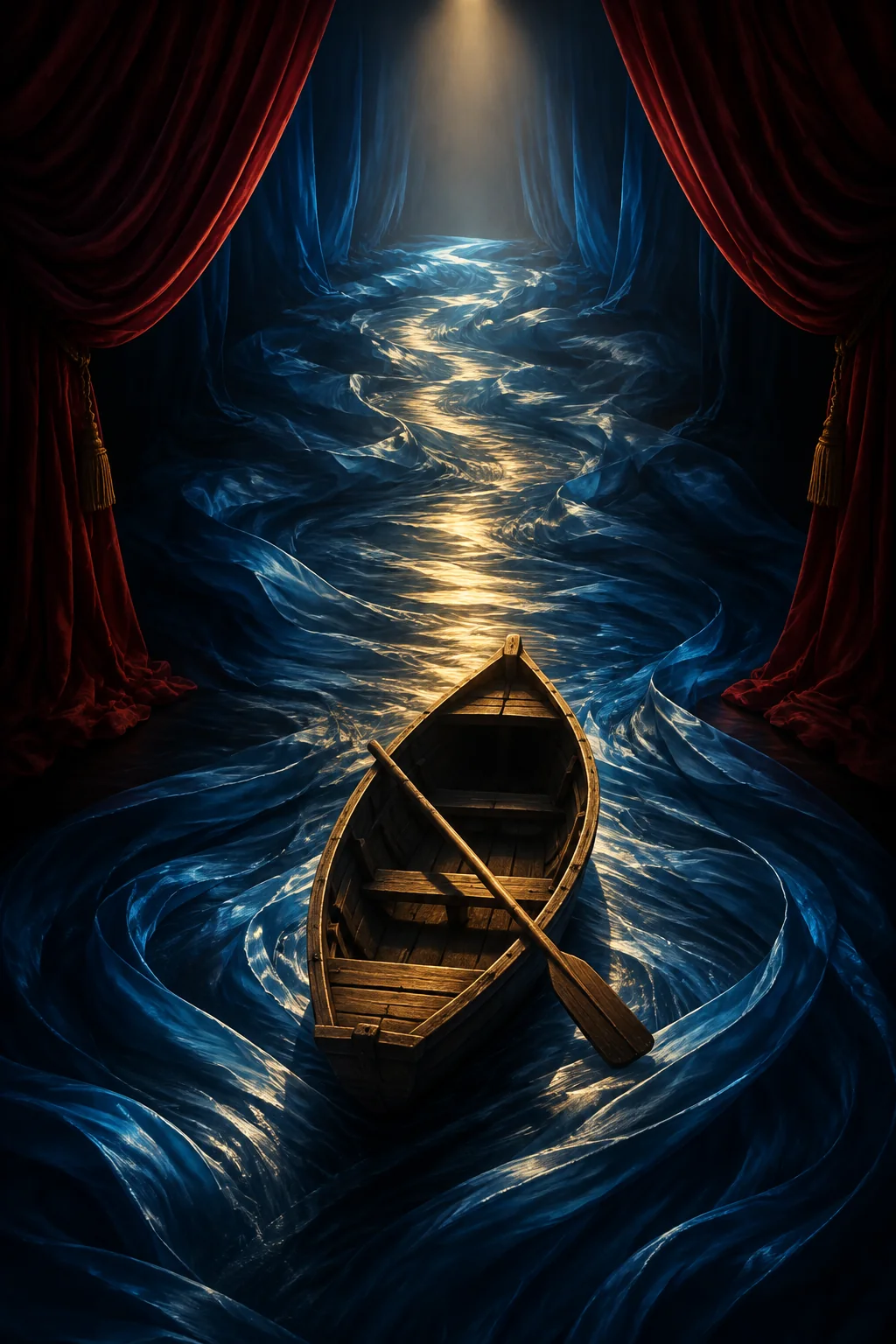 Poster minh hoạ vở Người đi ngược dòng
