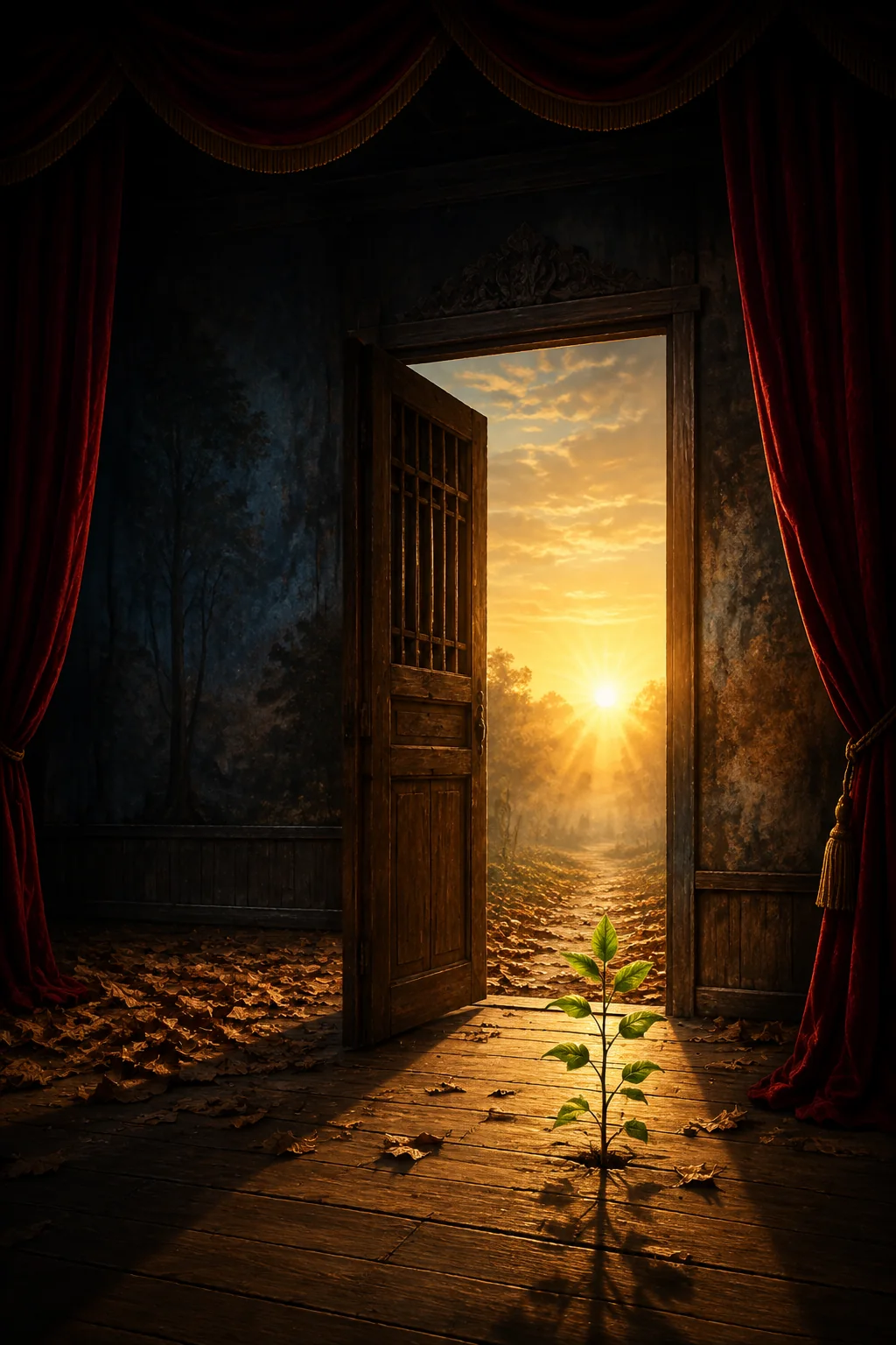 Poster minh hoạ vở Nơi kết thúc bắt đầu
